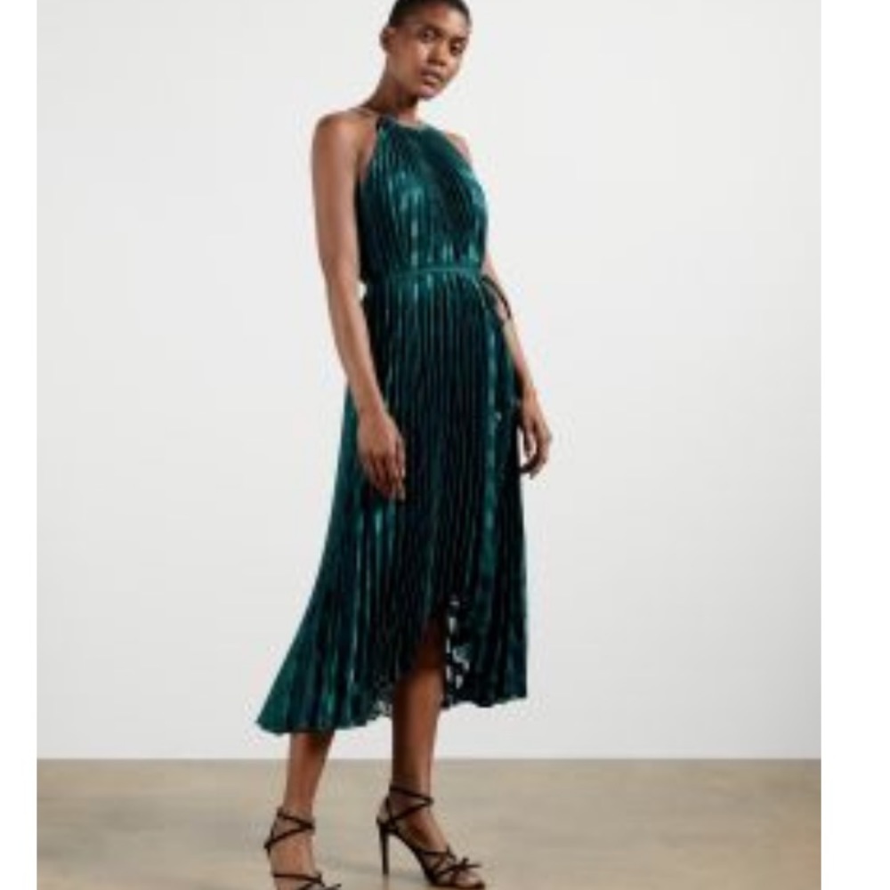 Ted Baker Pleated Maxi Dress